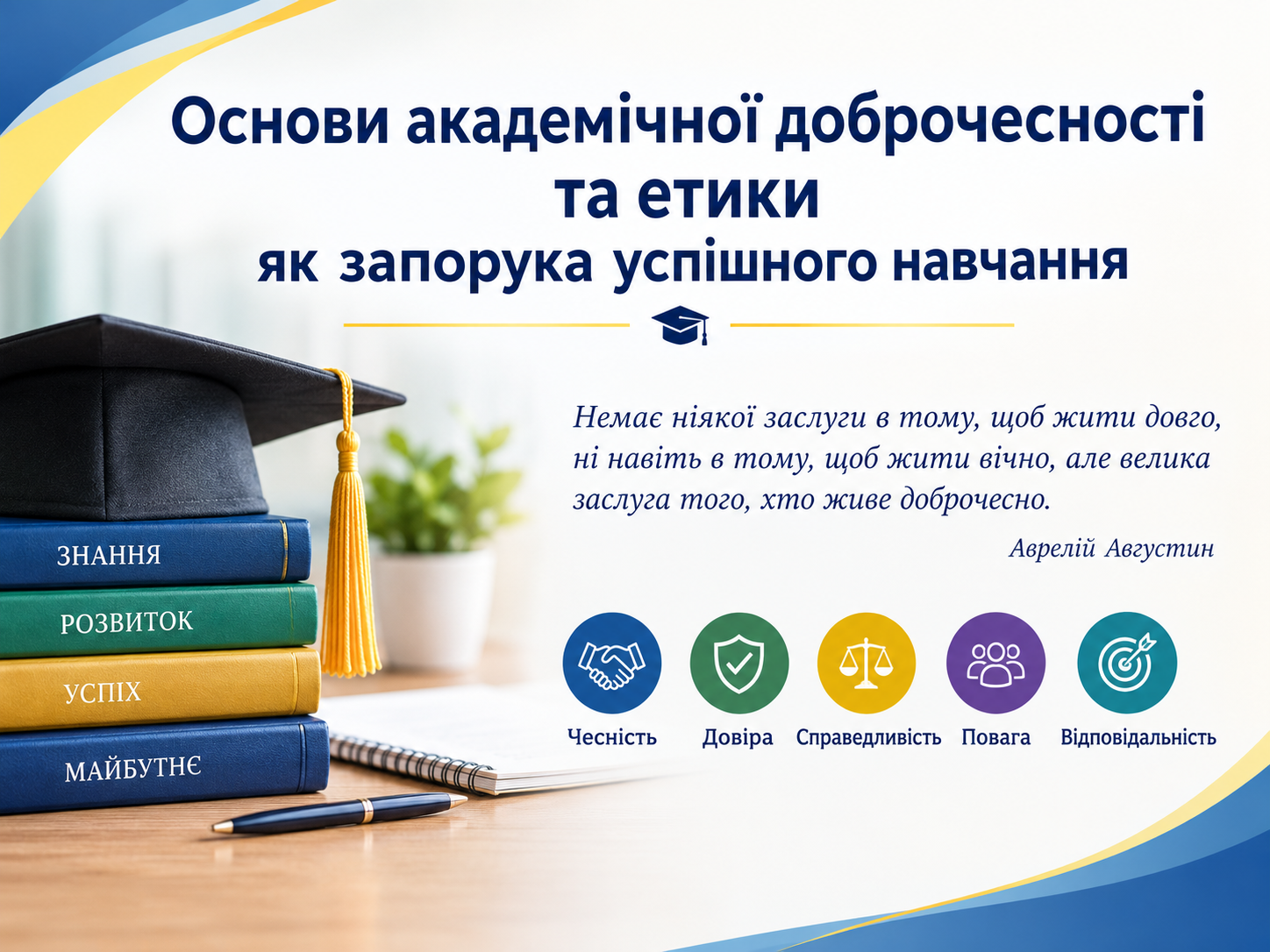Формуємо культуру чесного навчання