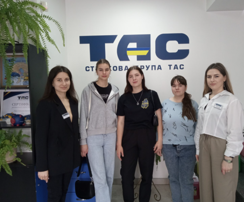Виробнича практика у СГ ТАС: перші професійні навички у сфері страхування