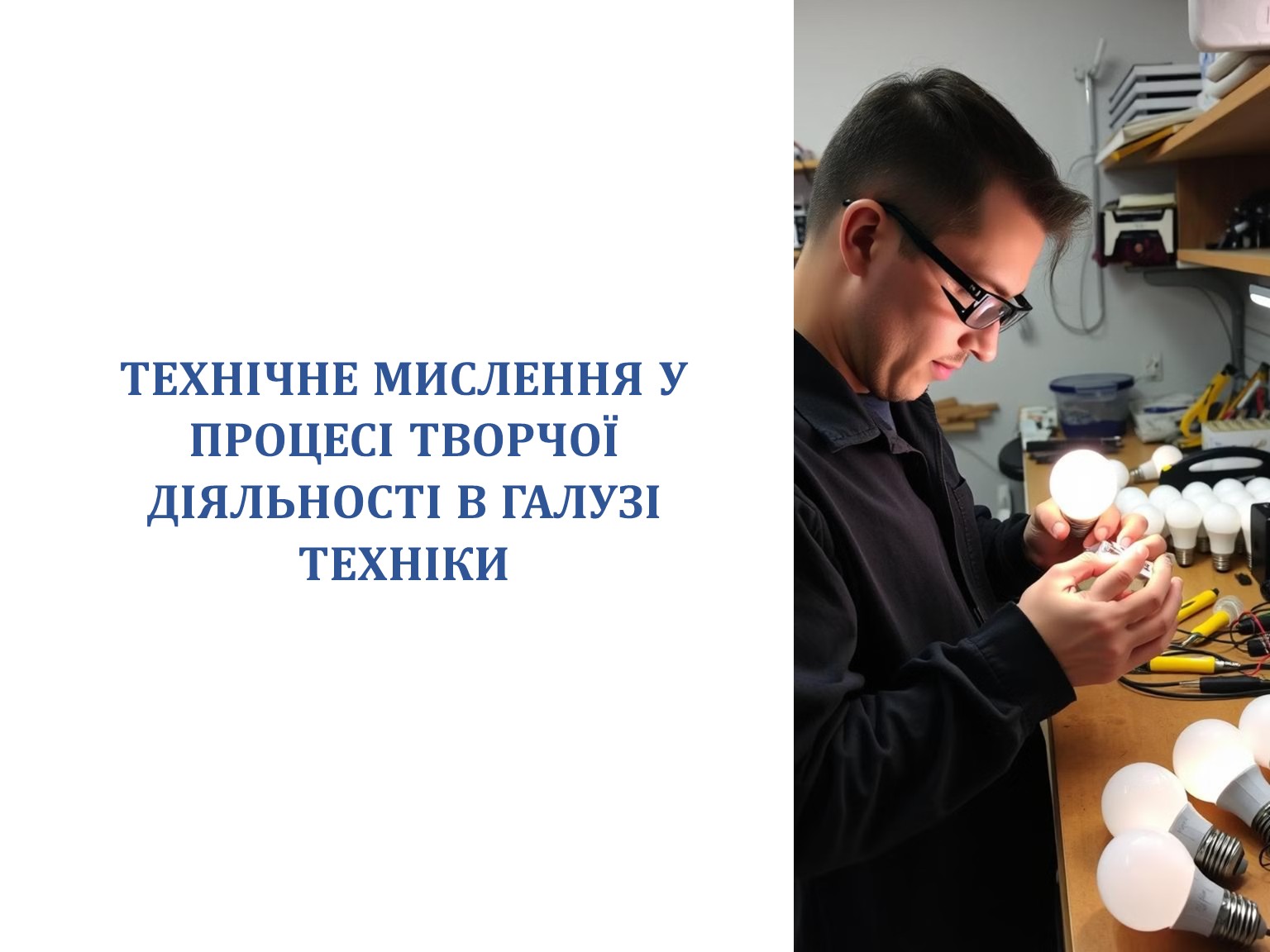 Технічне мислення у процесі творчої діяльності в галузі техніки