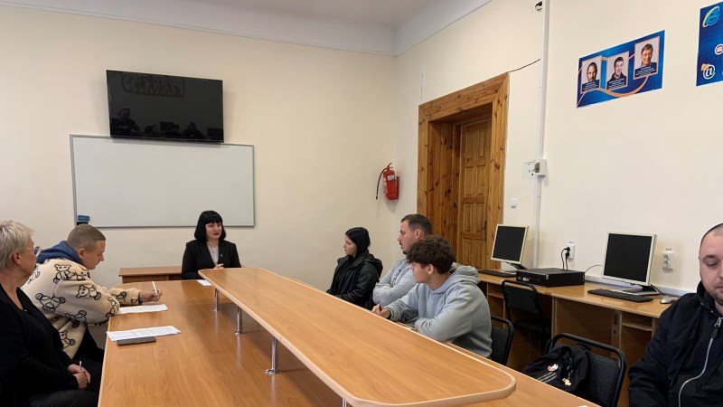 Зустріч керівництва коледжу зі студентами ВПО