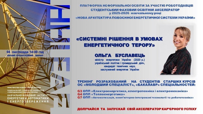 Системні рішення в умовах енергетичного терору