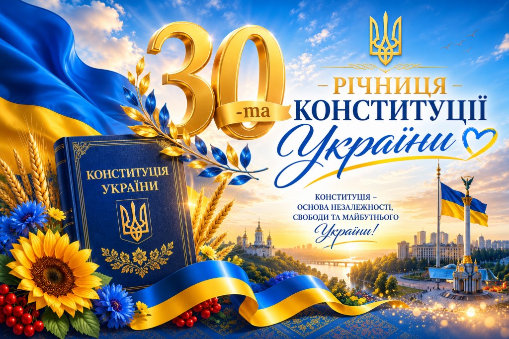 30 років Конституції України: символ державності та демократії
