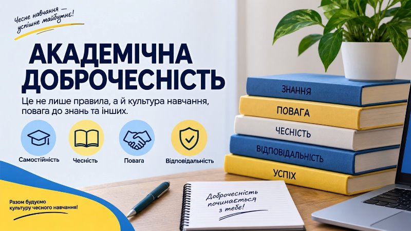  Академічна доброчесність – основа відповідального навчання